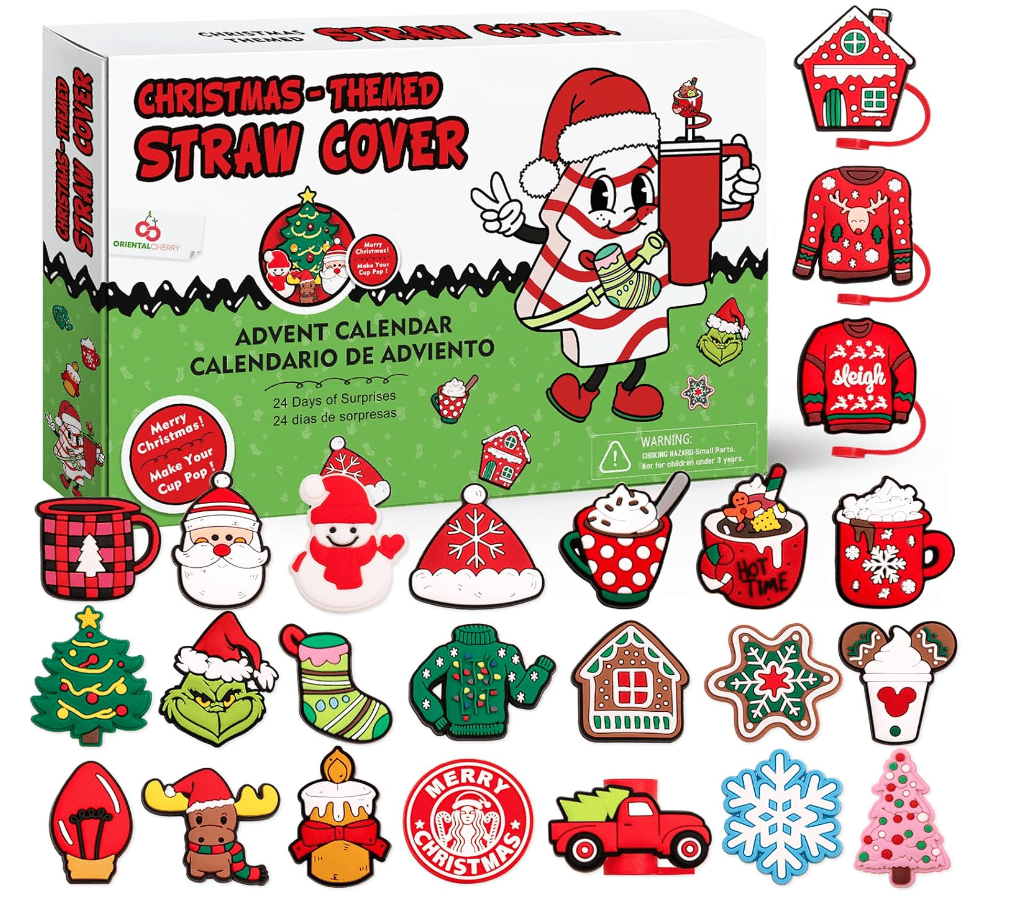 Read more about the article Christmas Straw Topper Advent Calendar – Fits Stanleys!